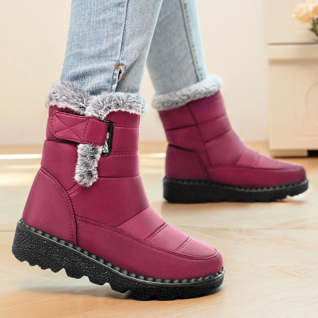 Briavelle | Femme Bottes de Neige Imperméables Fourrure - Image 3