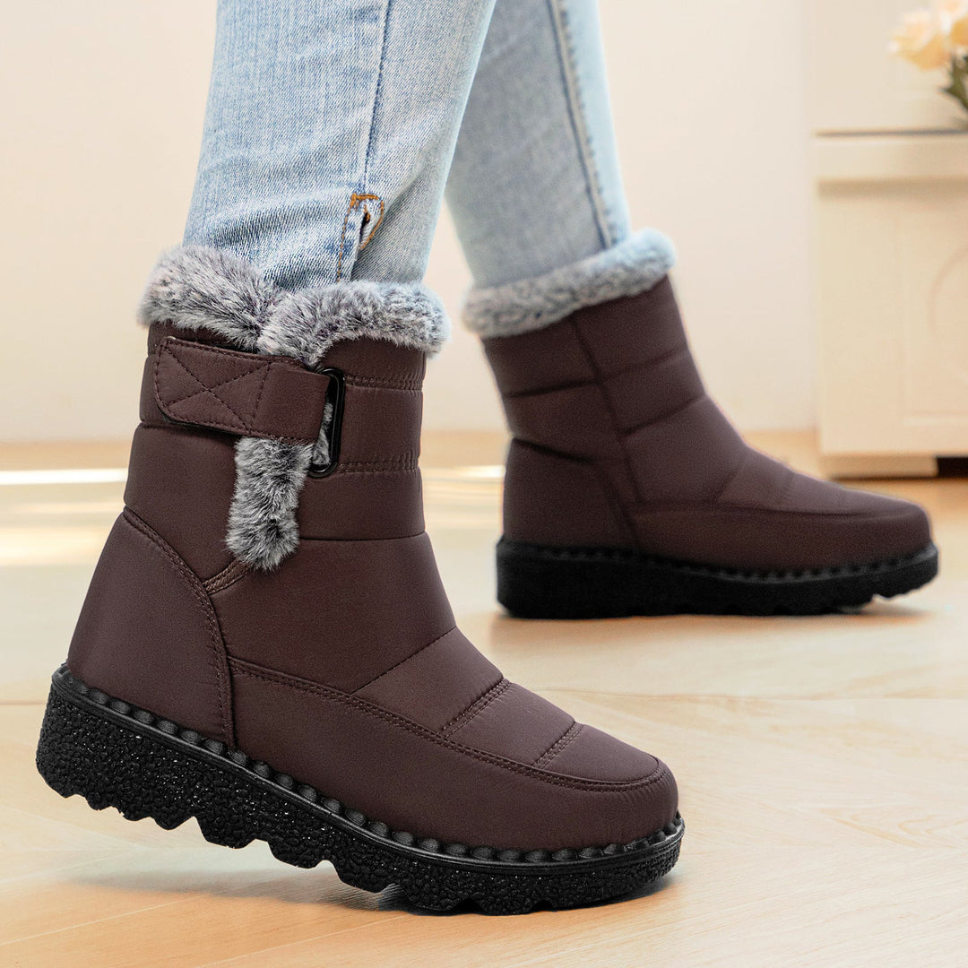 Briavelle | Femme Bottes de Neige Imperméables Fourrure - Image 4