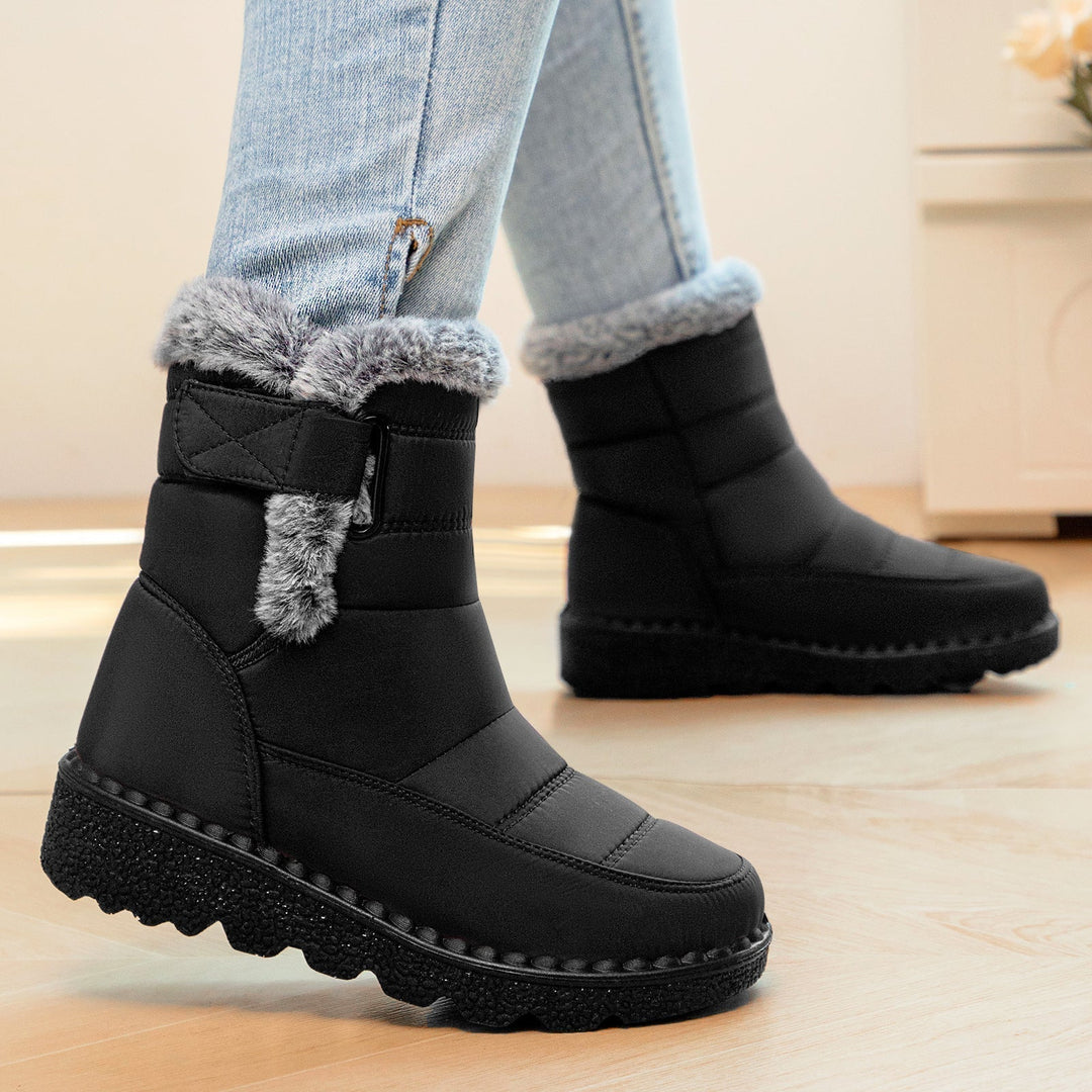 Briavelle | Femme Bottes de Neige Imperméables Fourrure - Image 5