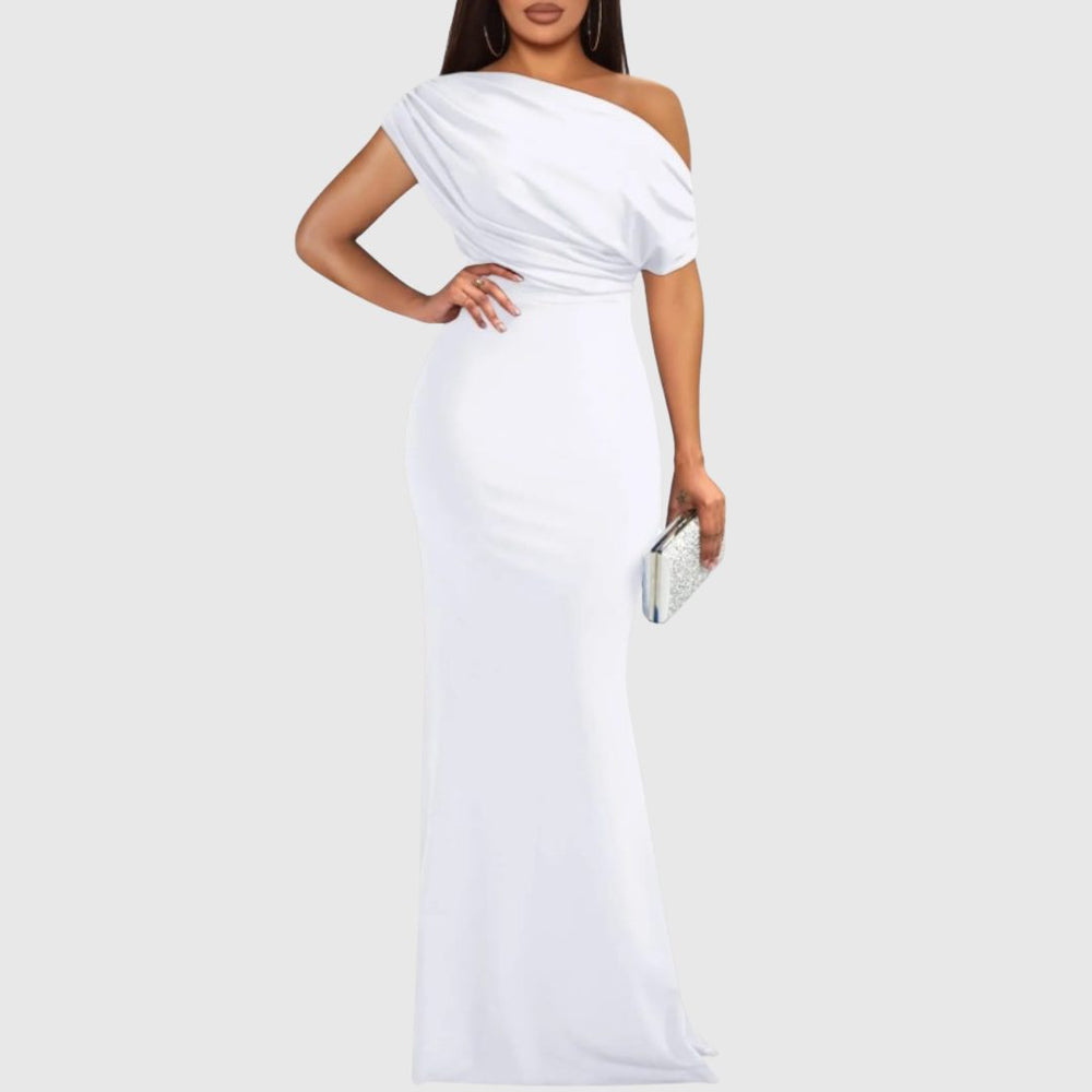 Briavelle | Femme Robe de Soirée Longue Épaule Asymétrique - Image 2