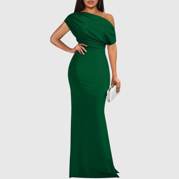 Briavelle | Femme Robe de Soirée Longue Épaule Asymétrique - Image 4