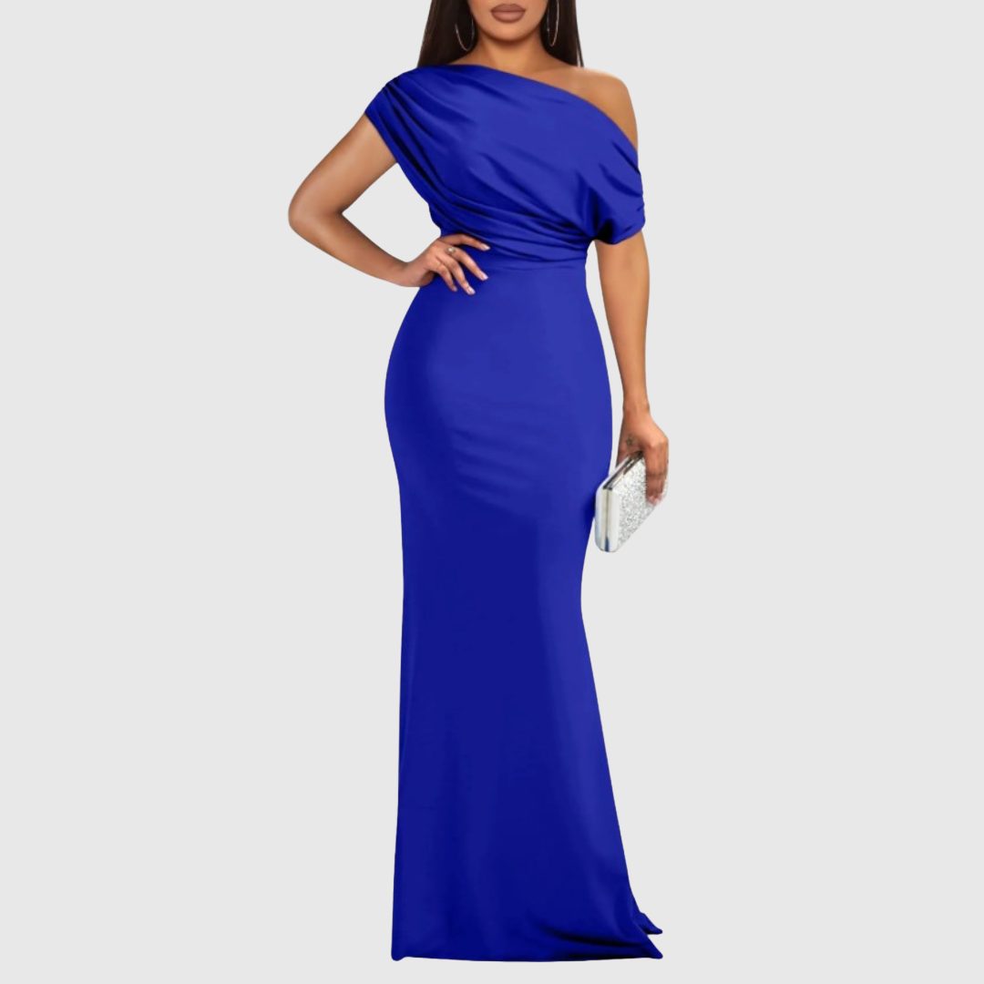 Briavelle | Femme Robe de Soirée Longue Épaule Asymétrique - Image 5