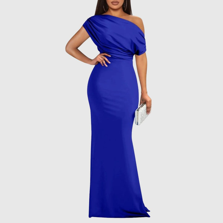 Briavelle | Femme Robe de Soirée Longue Épaule Asymétrique - Image 5