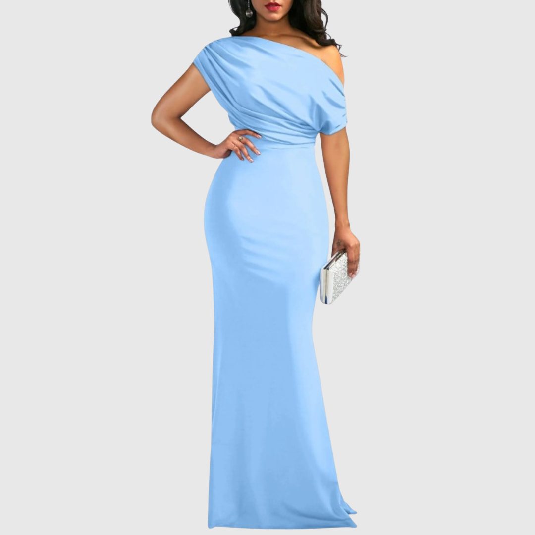 Briavelle | Femme Robe de Soirée Longue Épaule Asymétrique - Image 6