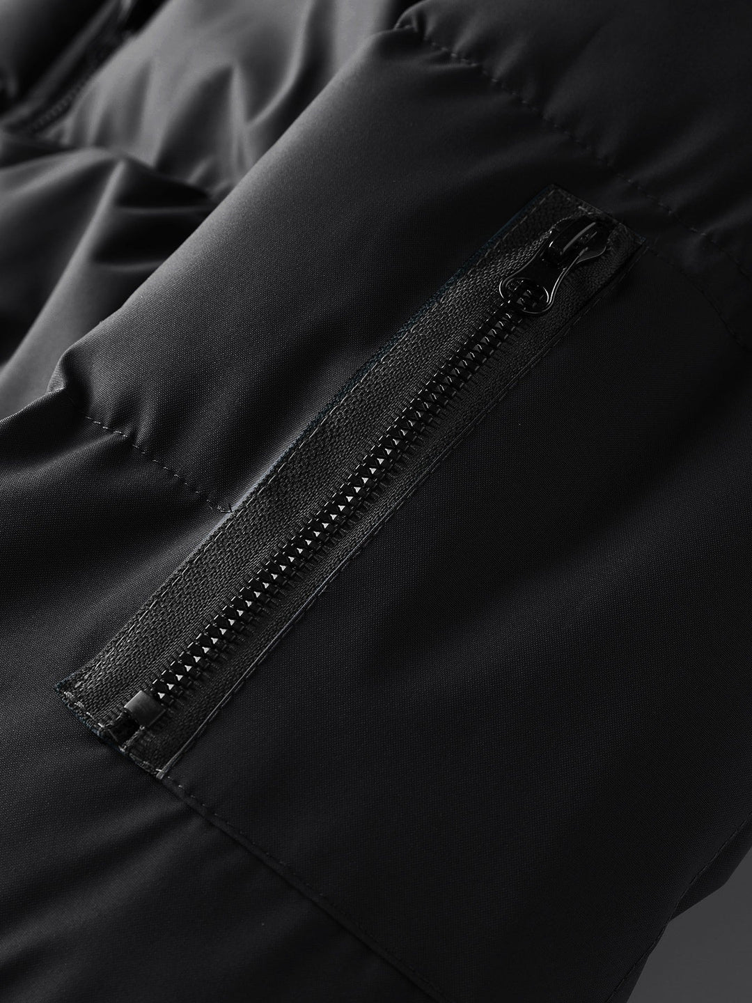 Brémont | Homme Doudoune à Capuche Zippée Hiver - Black - Image 6