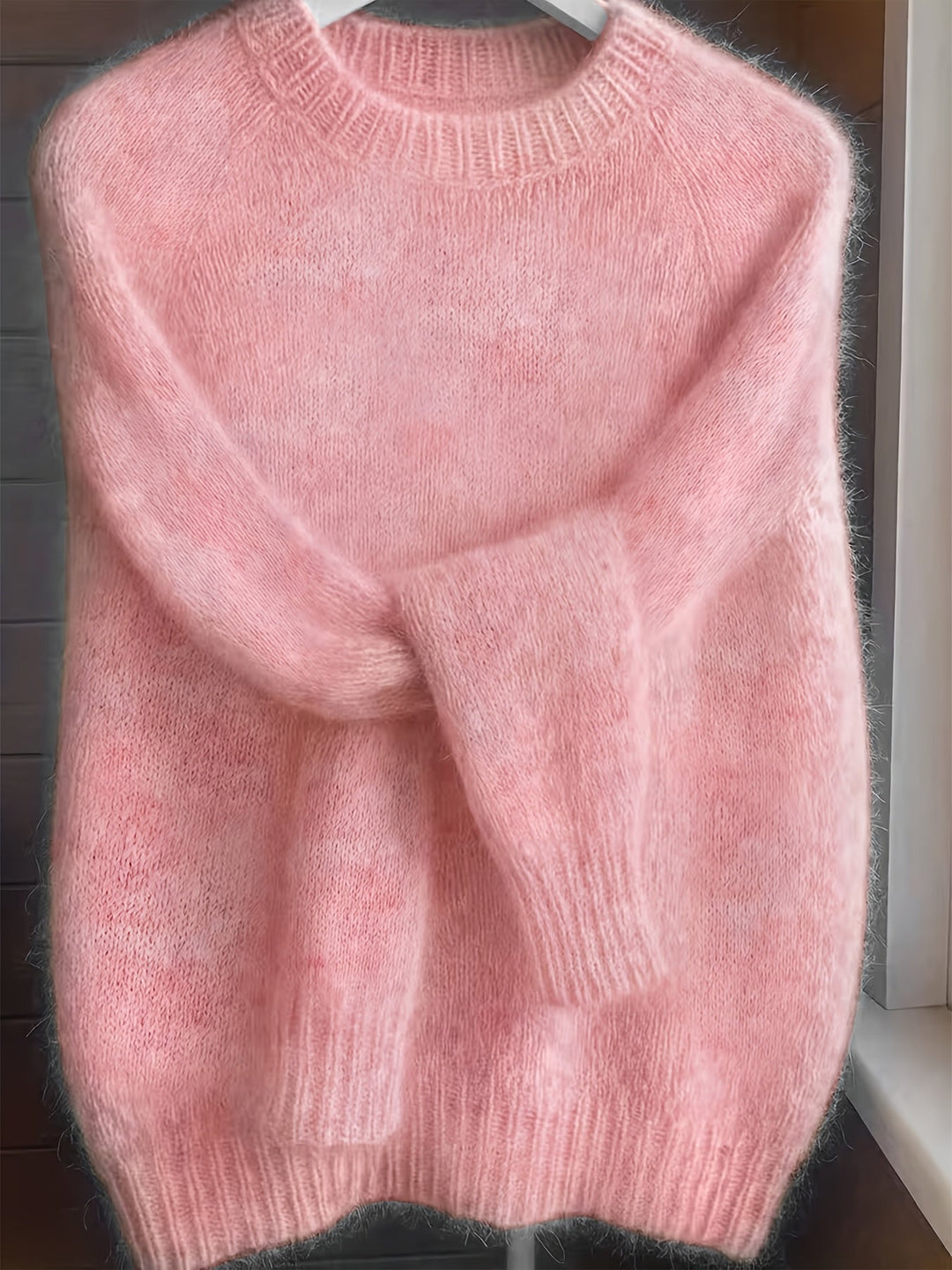 Brévael | Pull Mohair Femme Oversize Col Rond - Image 1