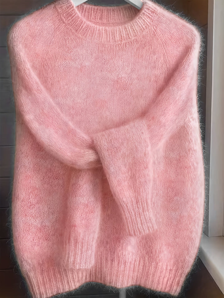 Brévael | Pull Mohair Femme Oversize Col Rond - Image 1