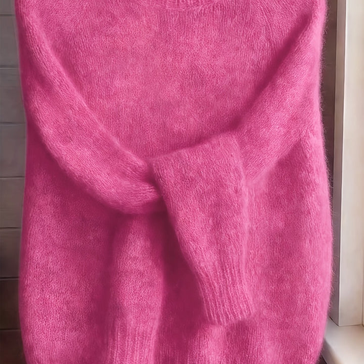 Brévael | Pull Mohair Femme Oversize Col Rond - Image 10