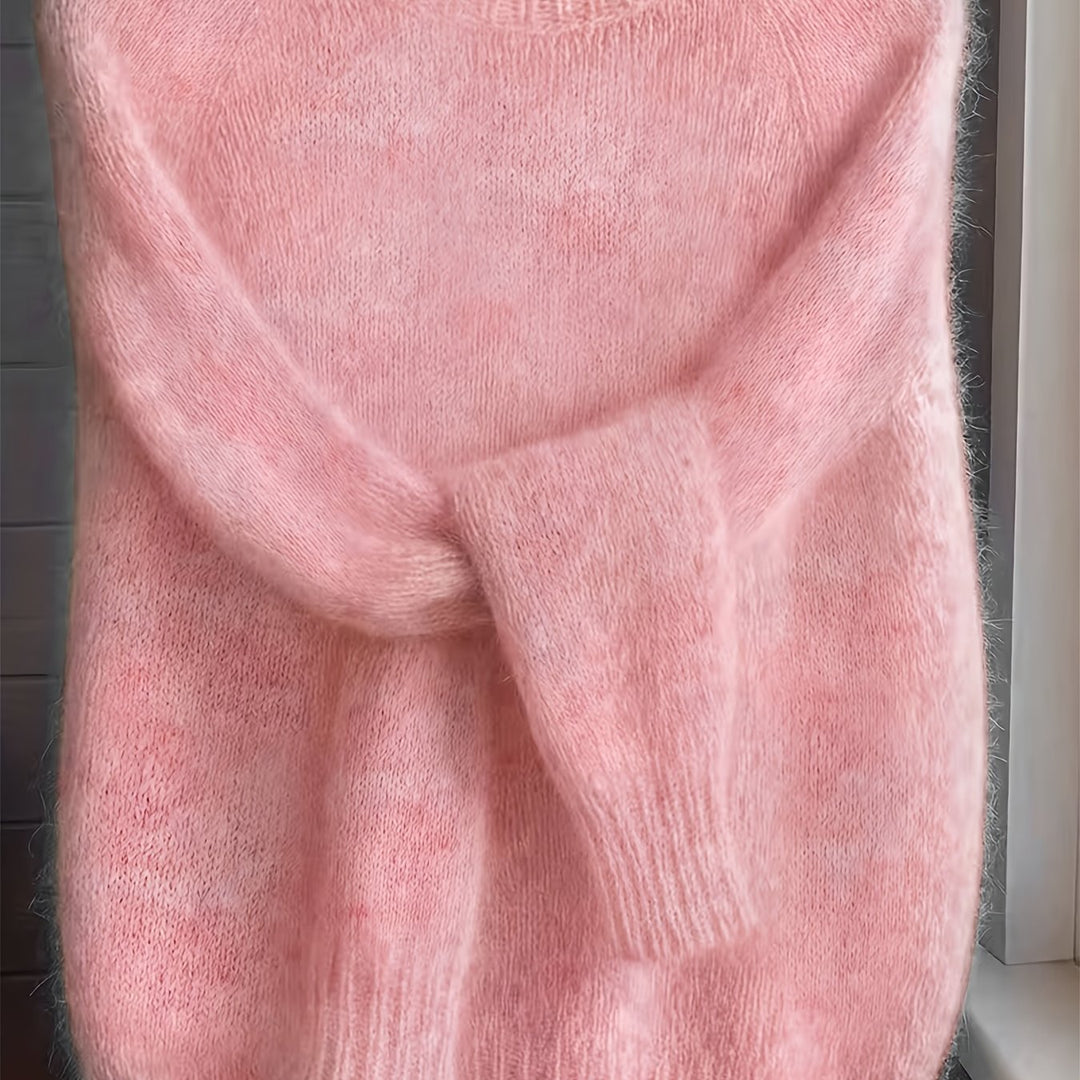 Brévael | Pull Mohair Femme Oversize Col Rond - Image 8