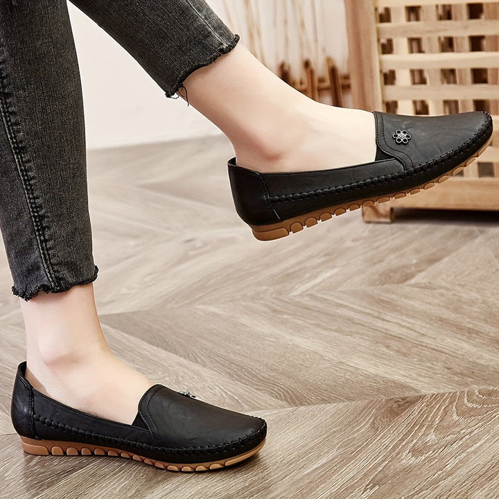 Brévone | Mocassins Femme Slip-On Semelle Souple - Pink - Image 14