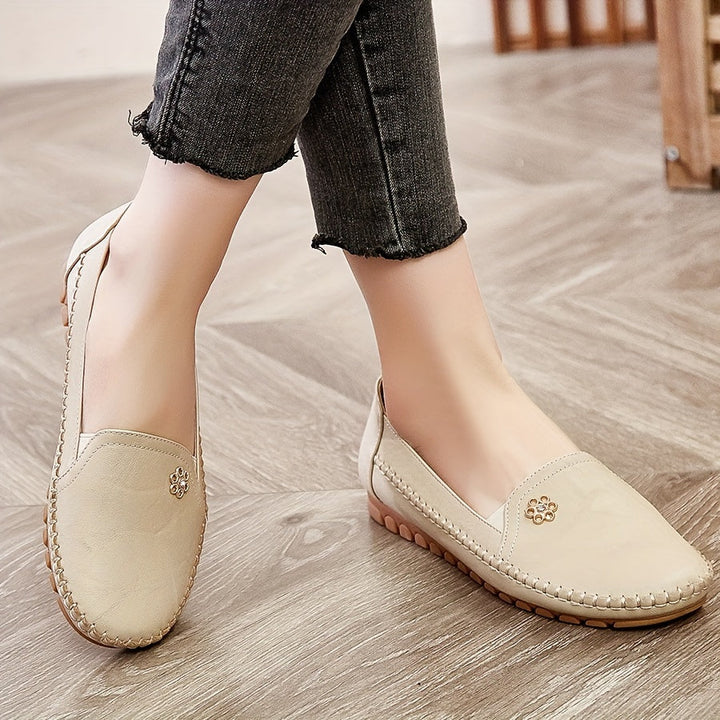 Brévone | Mocassins Femme Slip-On Semelle Souple - Pink - Image 8
