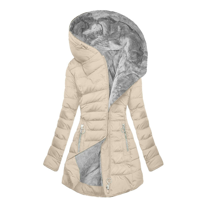 Élowarde | Femme Manteau Matelassé Capuche Fourrure — vue 9