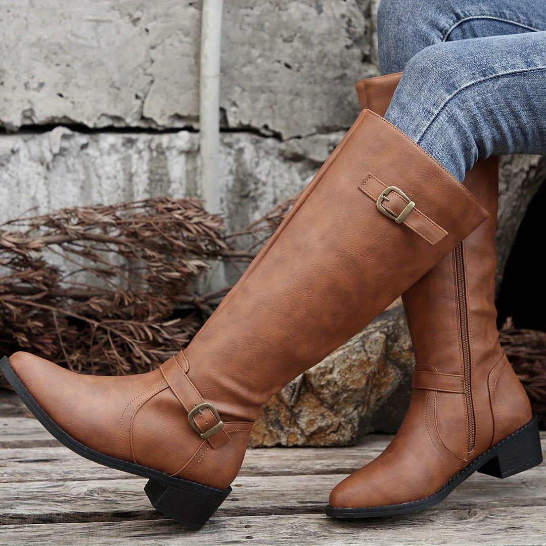 Tharvane | Femme Bottes Cavalières Hauteur Genou — vue 4