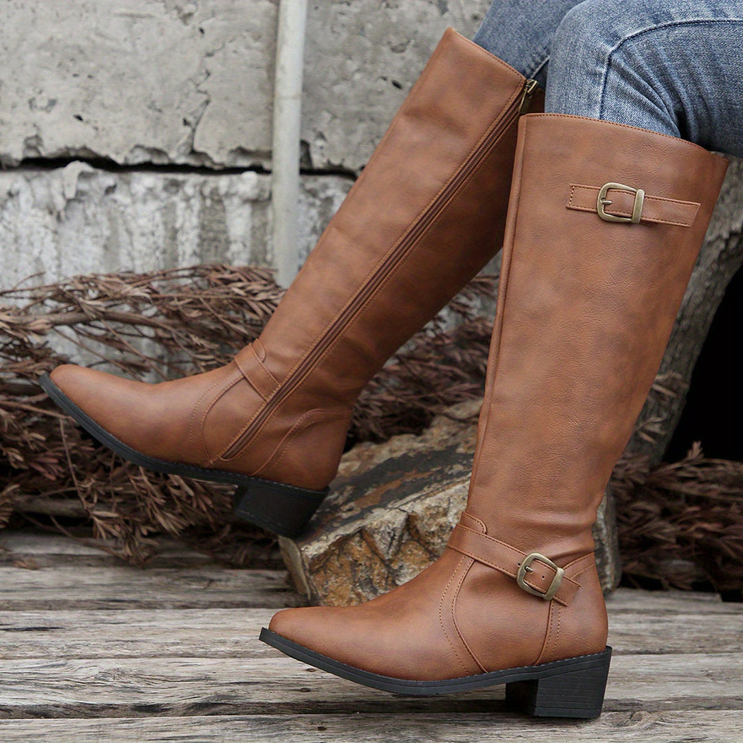 Tharvane | Femme Bottes Cavalières Hauteur Genou — vue 5