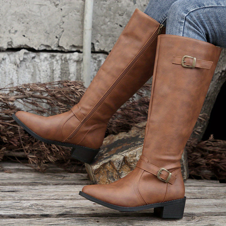 Tharvane | Femme Bottes Cavalières Hauteur Genou — vue 5