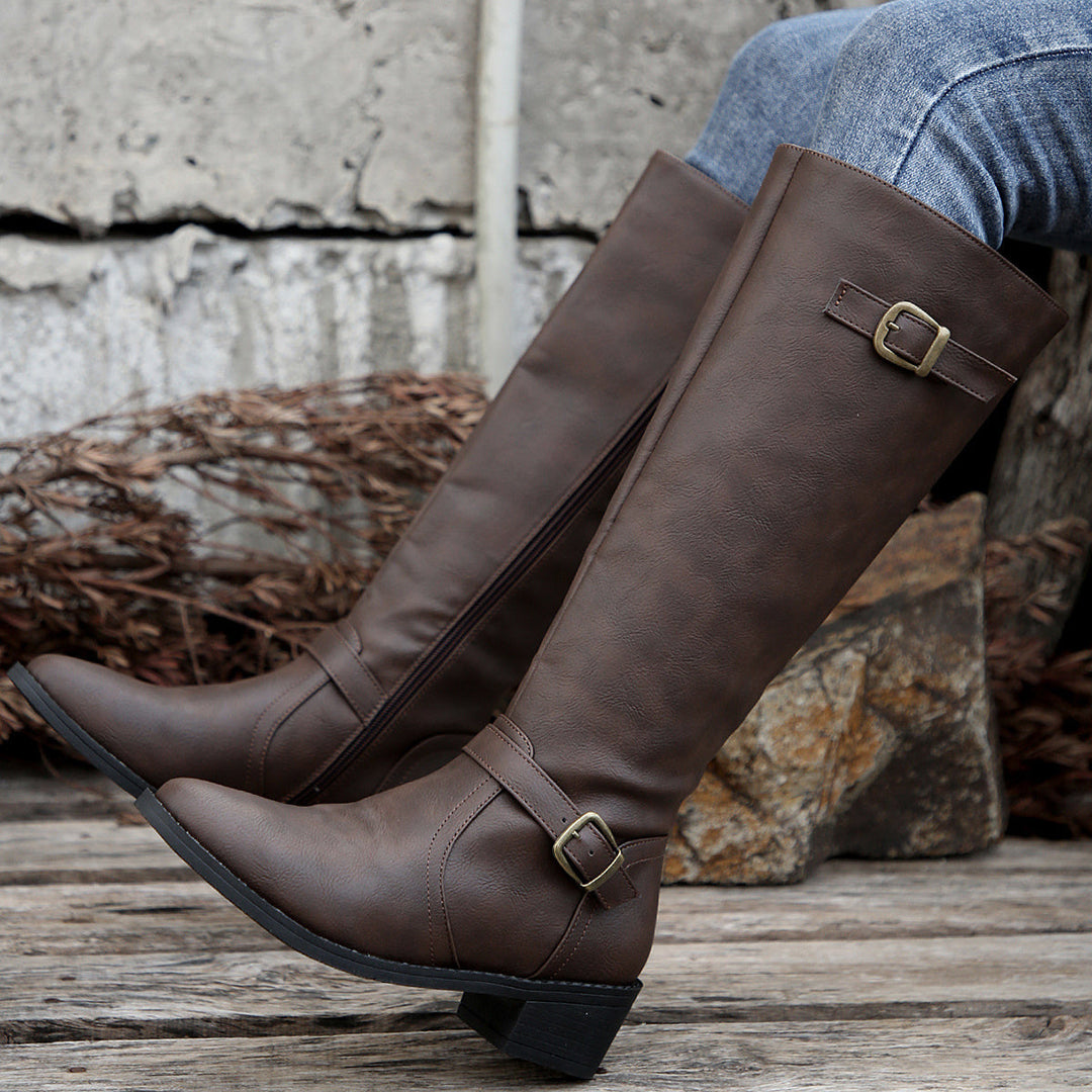Tharvane | Femme Bottes Cavalières Hauteur Genou — vue 6