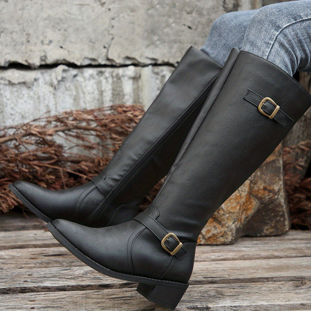 Tharvane | Femme Bottes Cavalières Hauteur Genou — vue 8