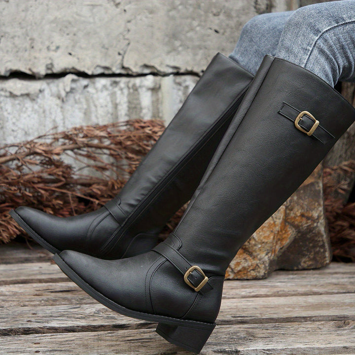 Tharvane | Femme Bottes Cavalières Hauteur Genou — vue 8