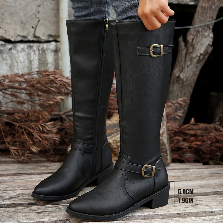 Tharvane | Femme Bottes Cavalières Hauteur Genou — vue 9