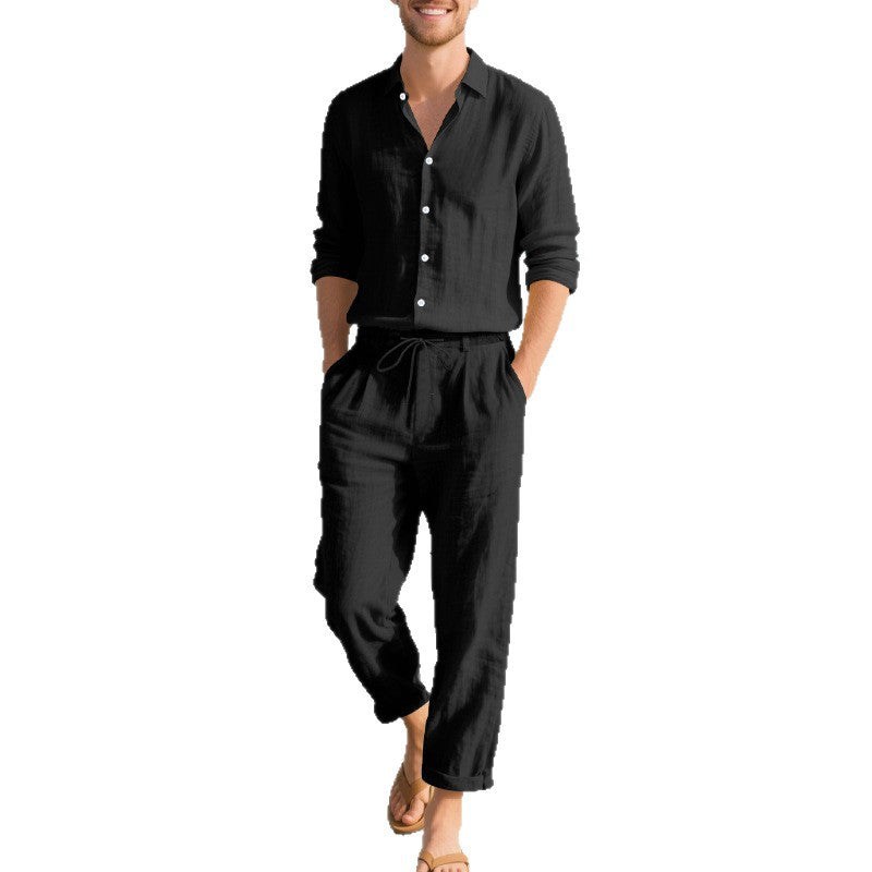 Calvhore | Homme Pantalon Chino Lin Décontracté - White - Image 6