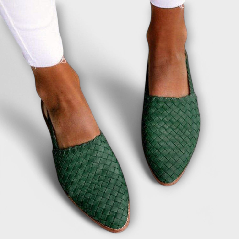 Calvène | Mocassins Tressés Femme Bout Pointu - Image 2