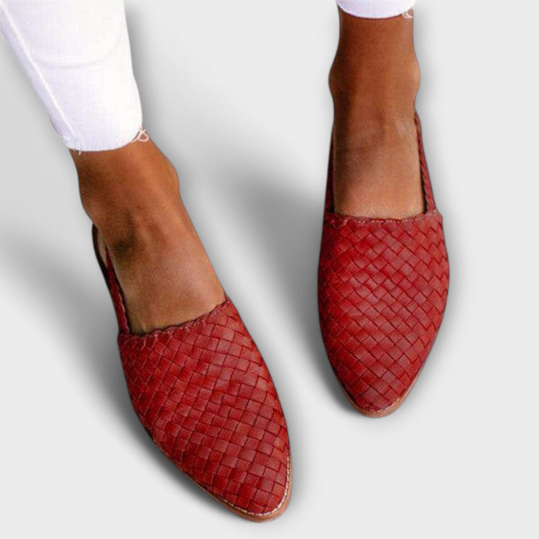 Calvène | Mocassins Tressés Femme Bout Pointu - Image 3