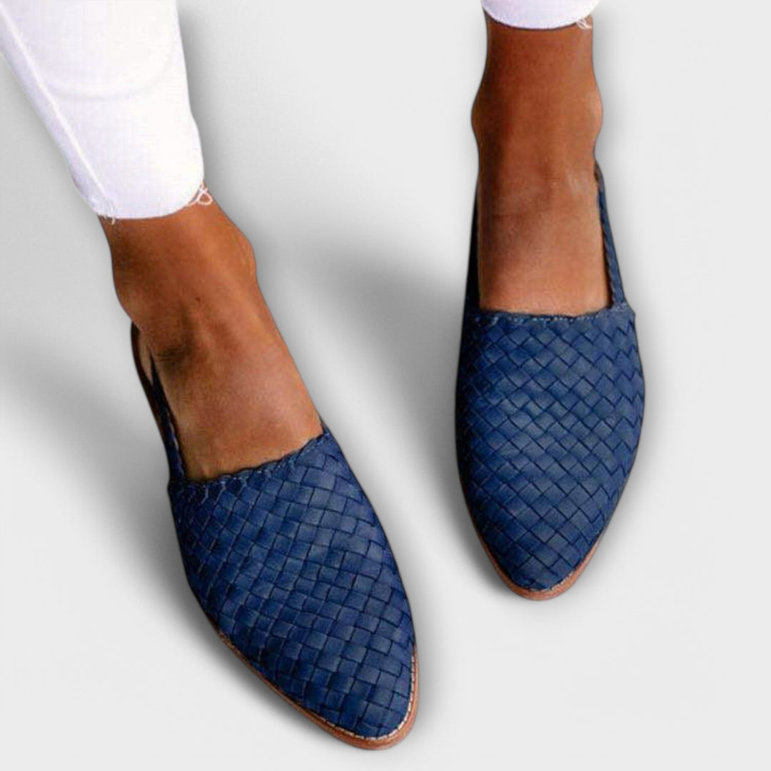 Calvène | Mocassins Tressés Femme Bout Pointu - Image 4