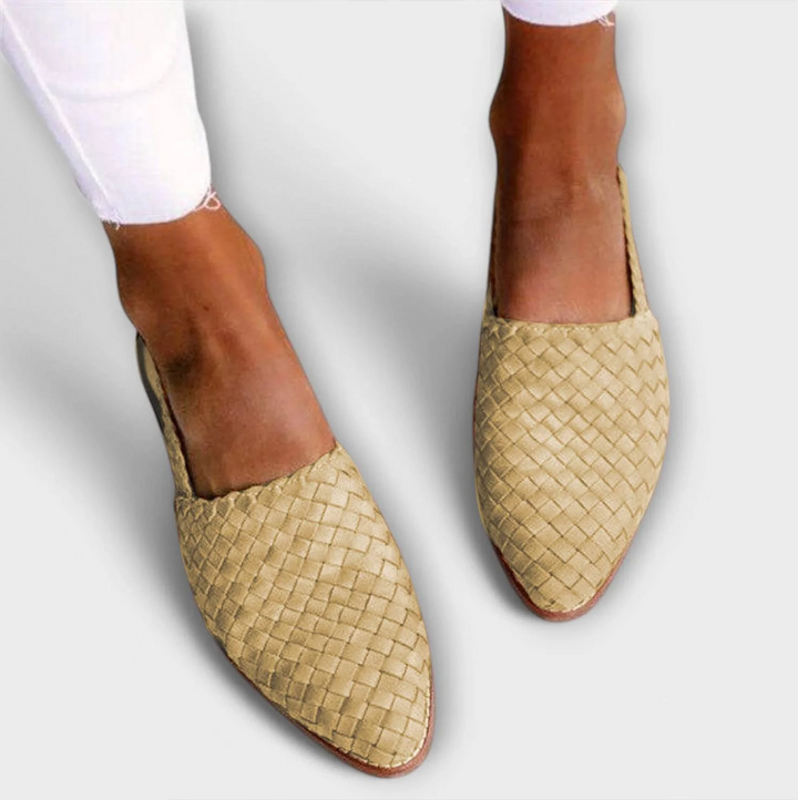 Calvène | Mocassins Tressés Femme Bout Pointu - Image 5