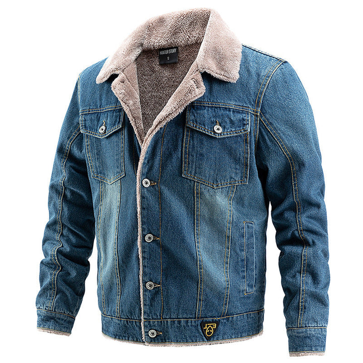 Calvord | Homme Veste Jean Doublée Sherpa - Image 2
