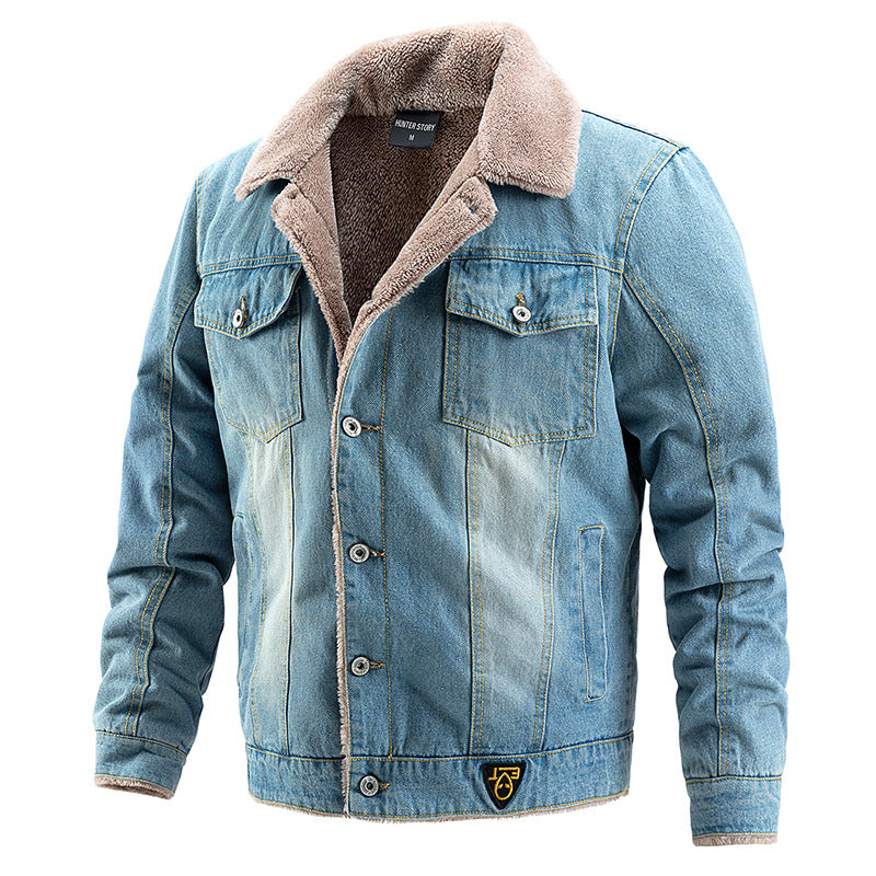 Calvord | Homme Veste Jean Doublée Sherpa - Image 3