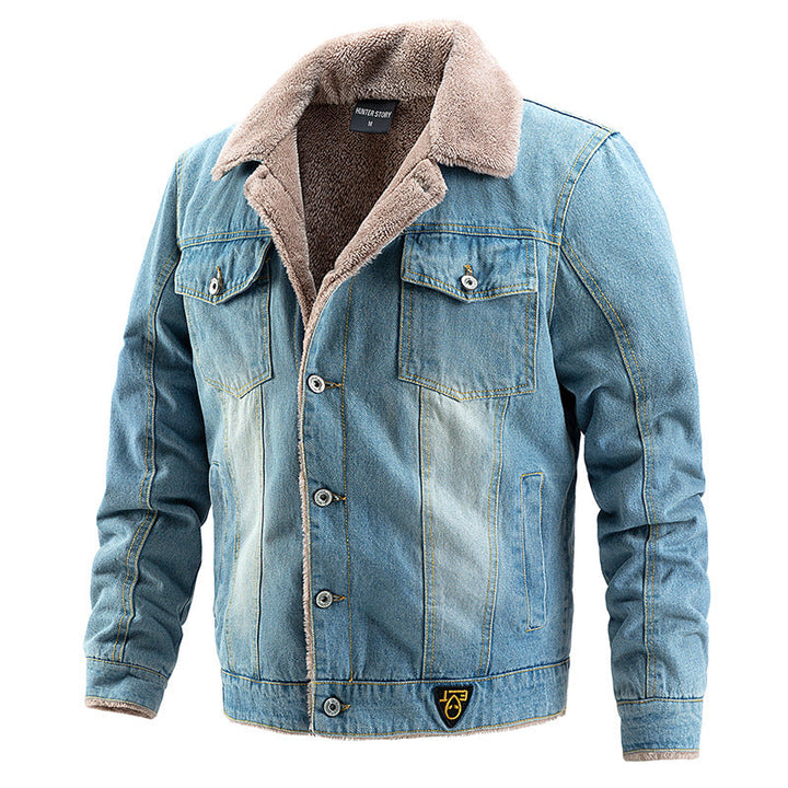 Calvord | Homme Veste Jean Doublée Sherpa - Image 3