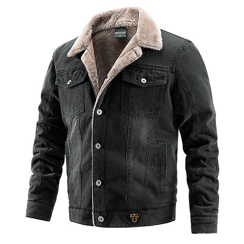 Calvord | Homme Veste Jean Doublée Sherpa - Image 4