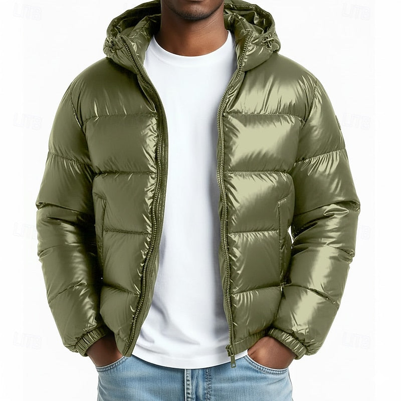 Calvrien | Homme Doudoune à Capuche Matelassée Hiver - Image 1