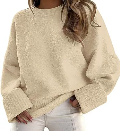 Célavorne | Pull Femme Col Rond Coupe Ample - Image 1