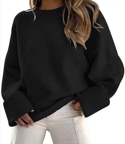 Célavorne | Pull Femme Col Rond Coupe Ample - Image 2