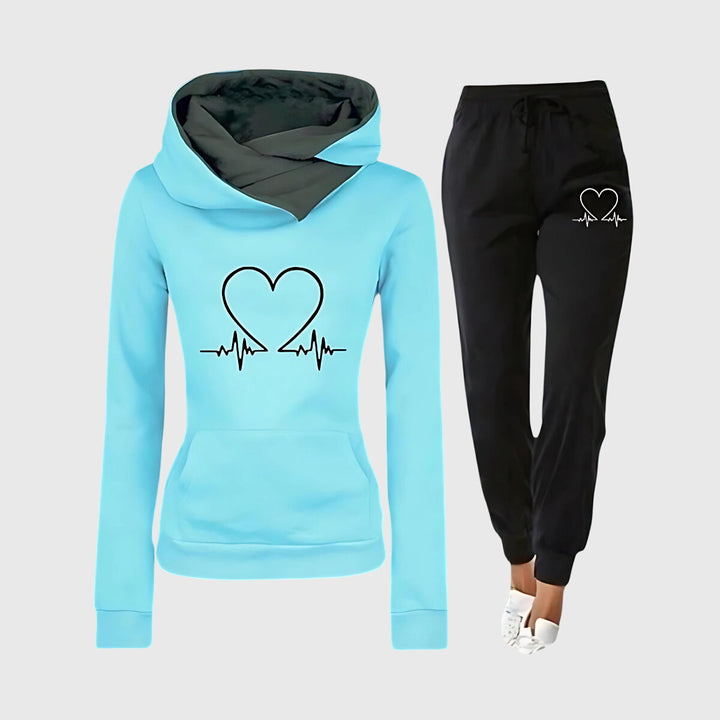 Cléovane | Ensemble Femme Sweat Capuche et Jogging - Image 2