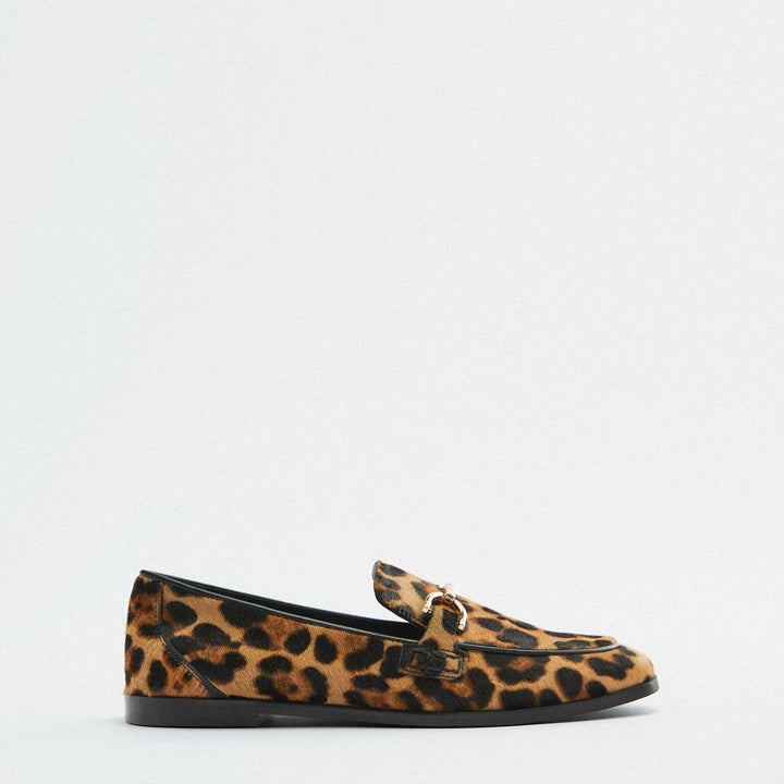 Célvane | Femme Mocassin Léopard Imprimé Animal - Leopard - Image 5