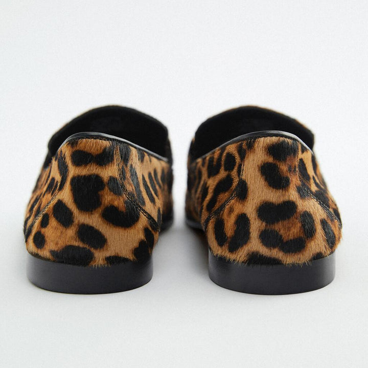 Célvane | Femme Mocassin Léopard Imprimé Animal - Leopard - Image 7