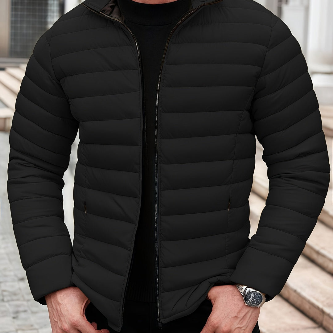 Corvant | Homme Doudoune Légère Col Montant - Mustard - Image 10