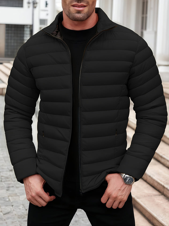 Corvant | Homme Doudoune Légère Col Montant - Mustard - Image 11