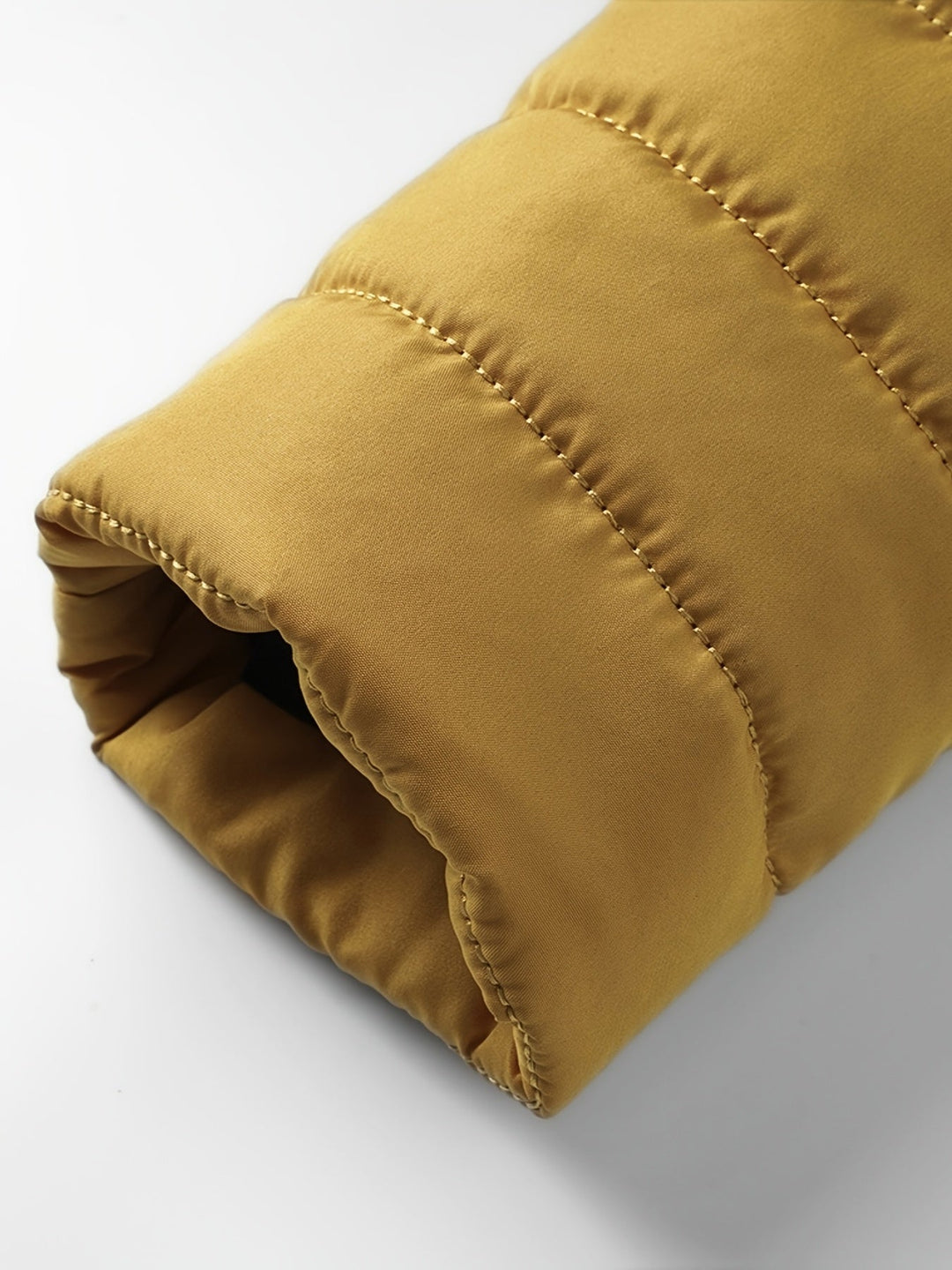 Corvant | Homme Doudoune Légère Col Montant - Mustard - Image 7