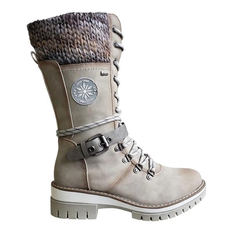 Gréavelle | Femme Bottes Mi-Mollet Lacets Hiver — vue 10