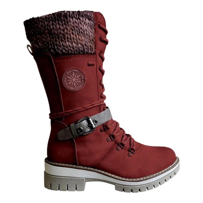 Gréavelle | Femme Bottes Mi-Mollet Lacets Hiver — vue 12