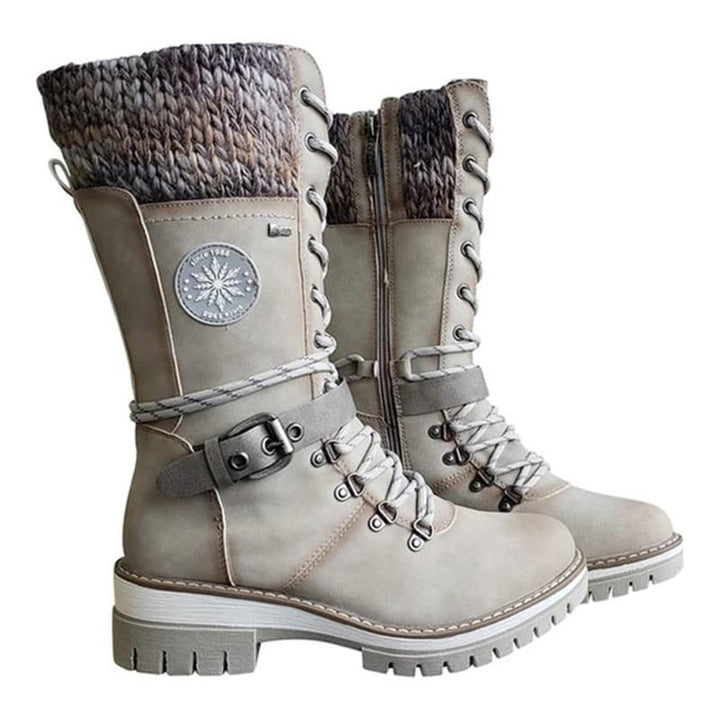 Gréavelle | Femme Bottes Mi-Mollet Lacets Hiver — vue 9
