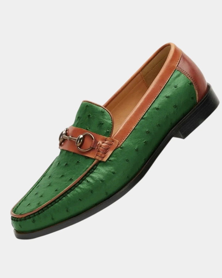 Darvael | Homme Mocassin Cuir Exotique Mors - Brown - Image 10