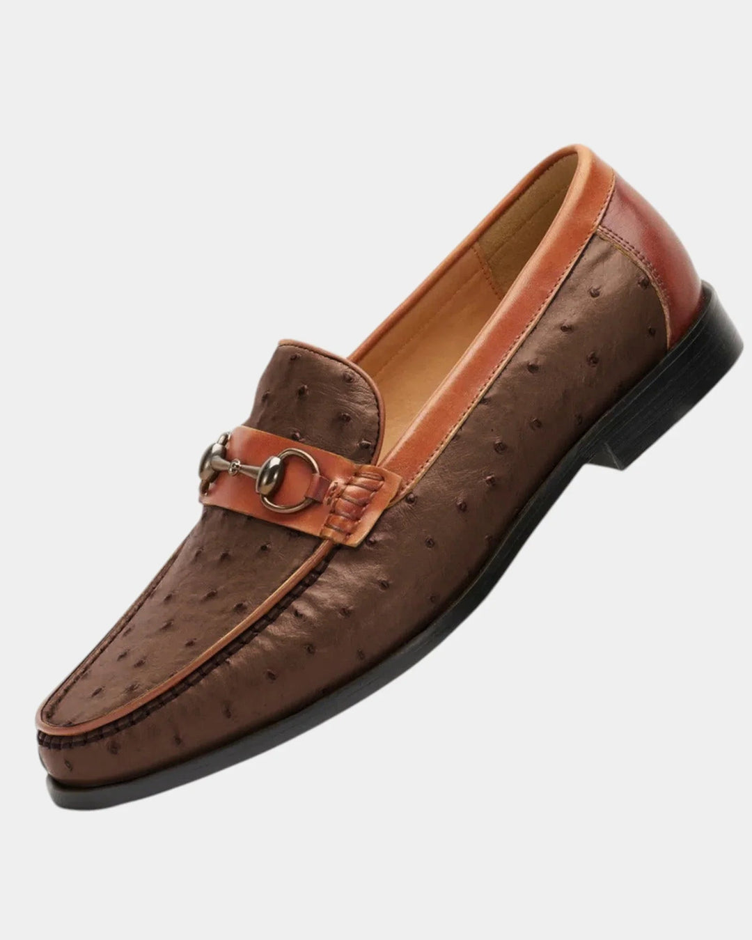 Darvael | Homme Mocassin Cuir Exotique Mors - Brown - Image 2