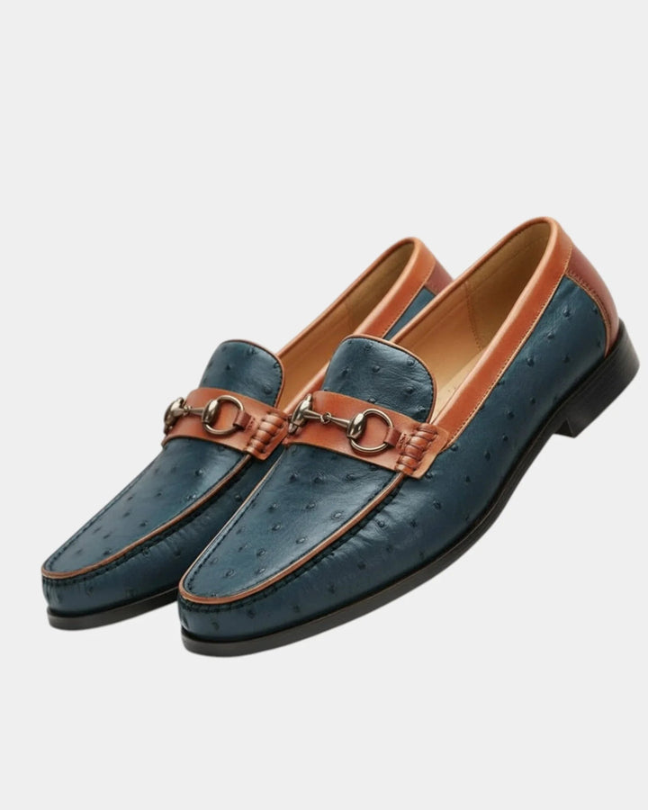 Darvael | Homme Mocassin Cuir Exotique Mors - Brown - Image 3