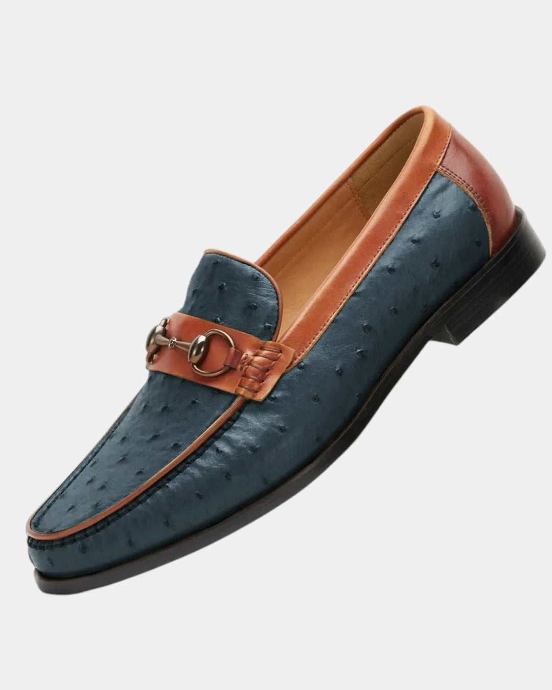 Darvael | Homme Mocassin Cuir Exotique Mors - Brown - Image 4
