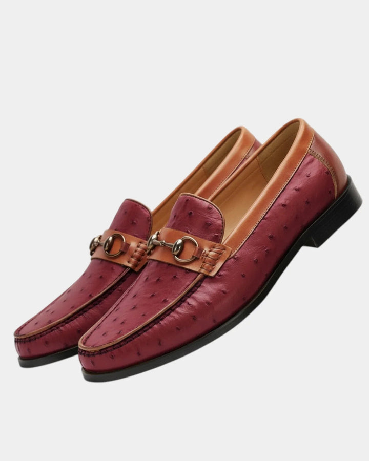 Darvael | Homme Mocassin Cuir Exotique Mors - Brown - Image 5