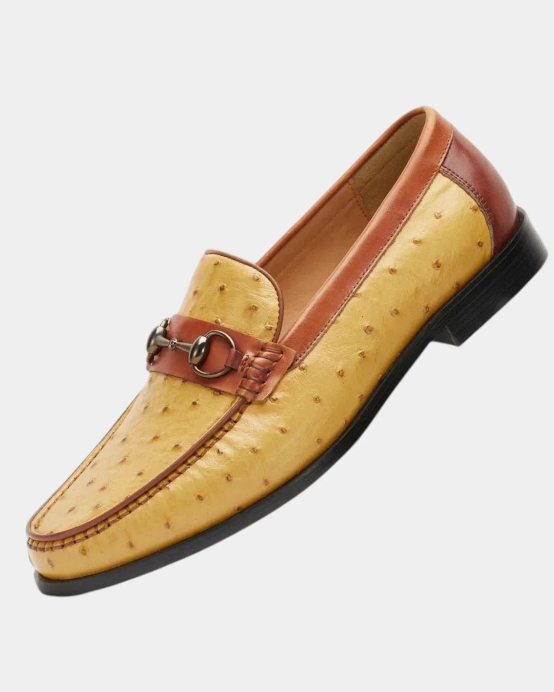Darvael | Homme Mocassin Cuir Exotique Mors - Brown - Image 8